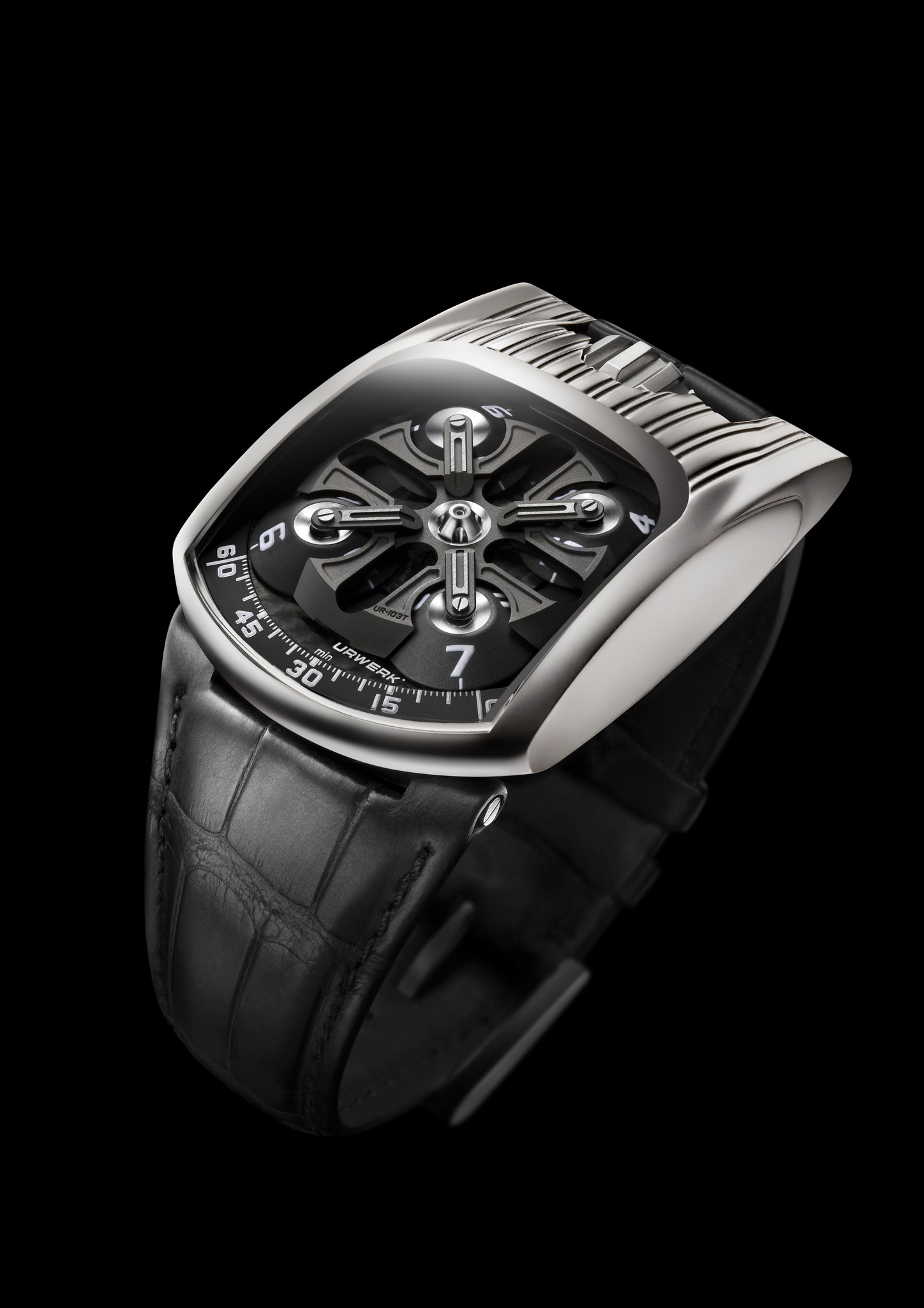 Replica Urwerk UR-103T White Gold Watch Replica Urwerk UR-103T White Gold Watch